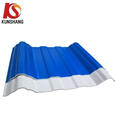 Hojas de techo corrugado de UPVC ecológicas en varios colores y tamaños 900mm-1360mm para soluciones de techo sostenibles