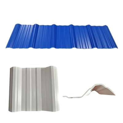 Hojas de techo corrugado de UPVC ecológicas en varios colores y tamaños 900mm-1360mm para soluciones de techo sostenibles