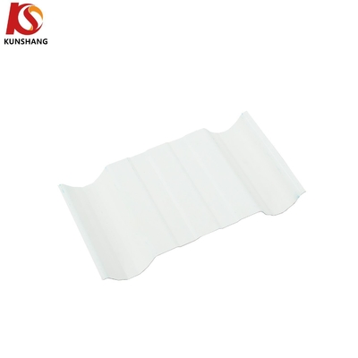 Tejas de techo plano Clásica UPVC cubiertas onduladas Hojas de techo de varios colores Lamina De PVC ancho 1130mm
