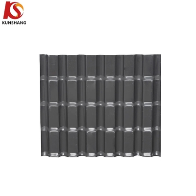 Tejas de techo de PVC de longitud personalizada para materiales de construcción y tejas de resina sintética española en España