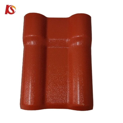 Techo de tejas de resina resistente al fuego y al agua ASA con color duradero de 15 años Código H.S. 39259000 longitud personalizada