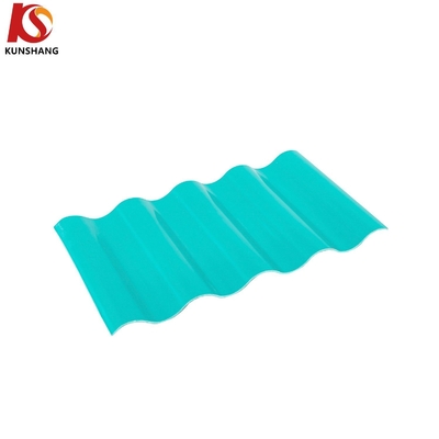 Hoja de techo de oleaje de PVC ASA impermeable para almacenamiento de rendimiento duradero 1,0-3,0 mm de espesor