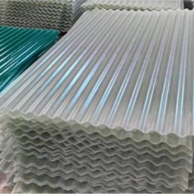 Capa de techo de fibra de vidrio FRP para el hogar Resiste temperaturas extremas para una durabilidad a largo plazo espesor 0,7 mm-3,0 mm