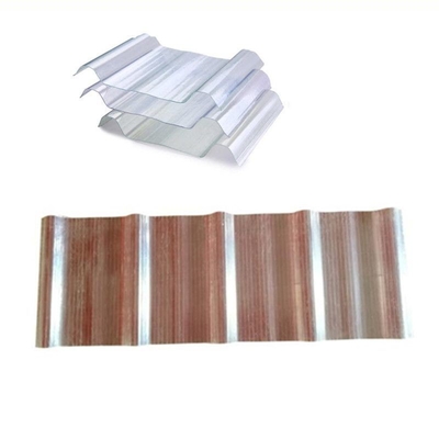Protección del medio ambiente Paneles reforzados de fibra de vidrio planos y corrugados FRP con opciones de espesor de 0,7 mm-3,0 mm