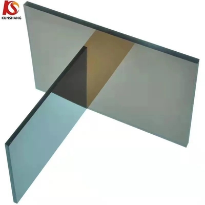 Duración 5800mm Material de construcción de plástico Techo de tejas Superficie terminada Tablero publicitario de policarbonato hoja sólida