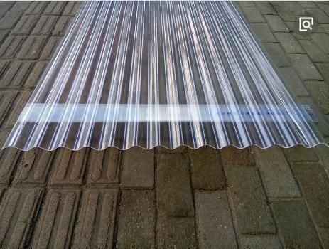 Panel de luz solar transparente cobertizo de invernadero onda corrugada de PC de hoja de policarbonato para el techo ancho 930mm