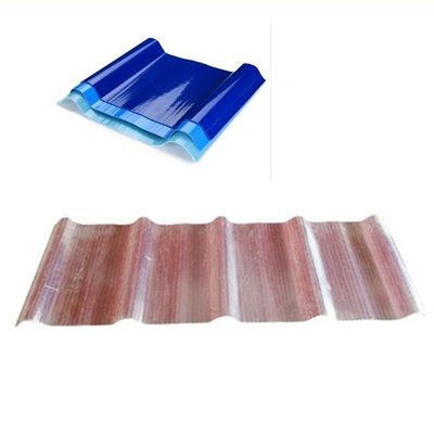 Superficie lisa FRP Tejas de plástico de cubierta corrugada con 35.00cm * 30.00cm * 15.00cm Tamaño del paquete Eco-amigable