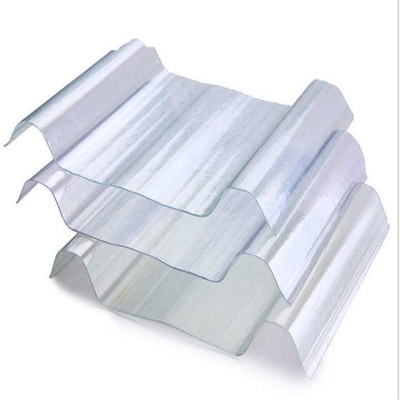 Superficie lisa FRP Tejas de plástico de cubierta corrugada con 35.00cm * 30.00cm * 15.00cm Tamaño del paquete Eco-amigable