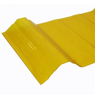 Capa de protección contra los rayos UV 50um T900 Panel de policarbonato impermeable no tóxico Fenómeno PC Hoja de techo para edificios comerciales