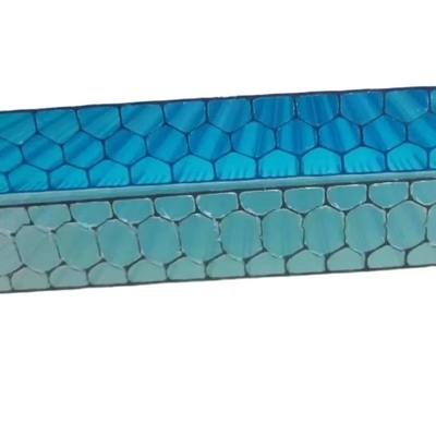 Protección contra la lluvia de color marrón alto brillante Holes de policarbonato de plástico con espesor de material duradero de 4 mm-40 mm