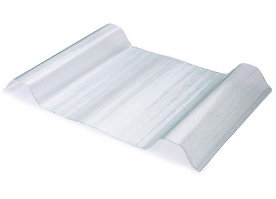 T840 Sistema de iluminación diurna Tejas de techo de fibra de vidrio de plástico Hoja duradera De hoja de FRP longitud hecha a pedido del cliente