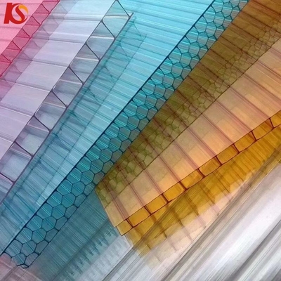 Techo de techo multipar 4mm 6mm 8mm 9mm 10mm 12mm 15mm 16mm 18mm 20mm Transparente Techo impermeable de policarbonato