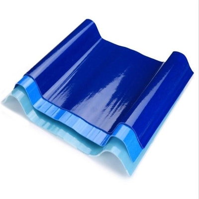 Tejas de techo de pared divisoria industrial de FRP con diferentes opciones de espesor y ancho de 720-1130 mm