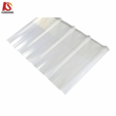 Hoja de techo corrugada de FRP de superficie lisa de 720-1130 mm de ancho para techos sostenibles y ecológicos