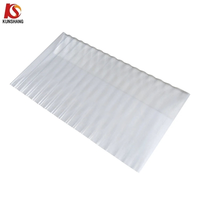 Hoja de techo corrugada de FRP de superficie lisa de 720-1130 mm de ancho para techos sostenibles y ecológicos