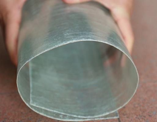 Tijeras de cubierta de fibra de vidrio transparente de FRP corrugado ligero con protección UV para aplicaciones personalizadas