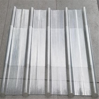 Hoja de techo transparente corrugada de FRP de espesor personalizado de 0,8 mm a 3,0 mm para solución de techo