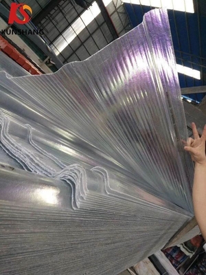Hoja de techo transparente corrugada de FRP de espesor personalizado de 0,8 mm a 3,0 mm para solución de techo