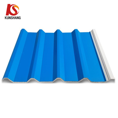 10 mm de espesor aislamiento térmico de alta onda PVC corrugado Hole Roofing Sheet