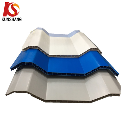 10 mm de espesor aislamiento térmico de alta onda PVC corrugado Hole Roofing Sheet